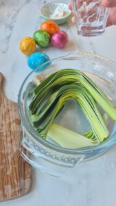 Mimosa-Eier (Oeufs Mimosa) Eier Mimosa Beilage Porree Vinaigrette 4 169x300