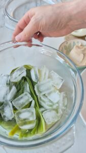 Mimosa-Eier (Oeufs Mimosa) Eier Mimosa Beilage Porree Vinaigrette 9 169x300