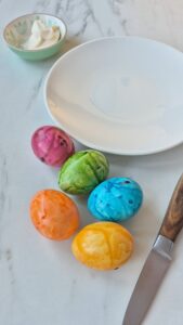 Mimosa-Eier (Oeufs Mimosa) Eier Mimosa Rezept 1 169x300