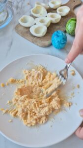 Mimosa-Eier (Oeufs Mimosa) Eier Mimosa Rezept 11 169x300