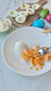 Mimosa-Eier (Oeufs Mimosa) Eier Mimosa Rezept 7 169x300