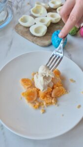 Mimosa-Eier (Oeufs Mimosa) Eier Mimosa Rezept 9 169x300