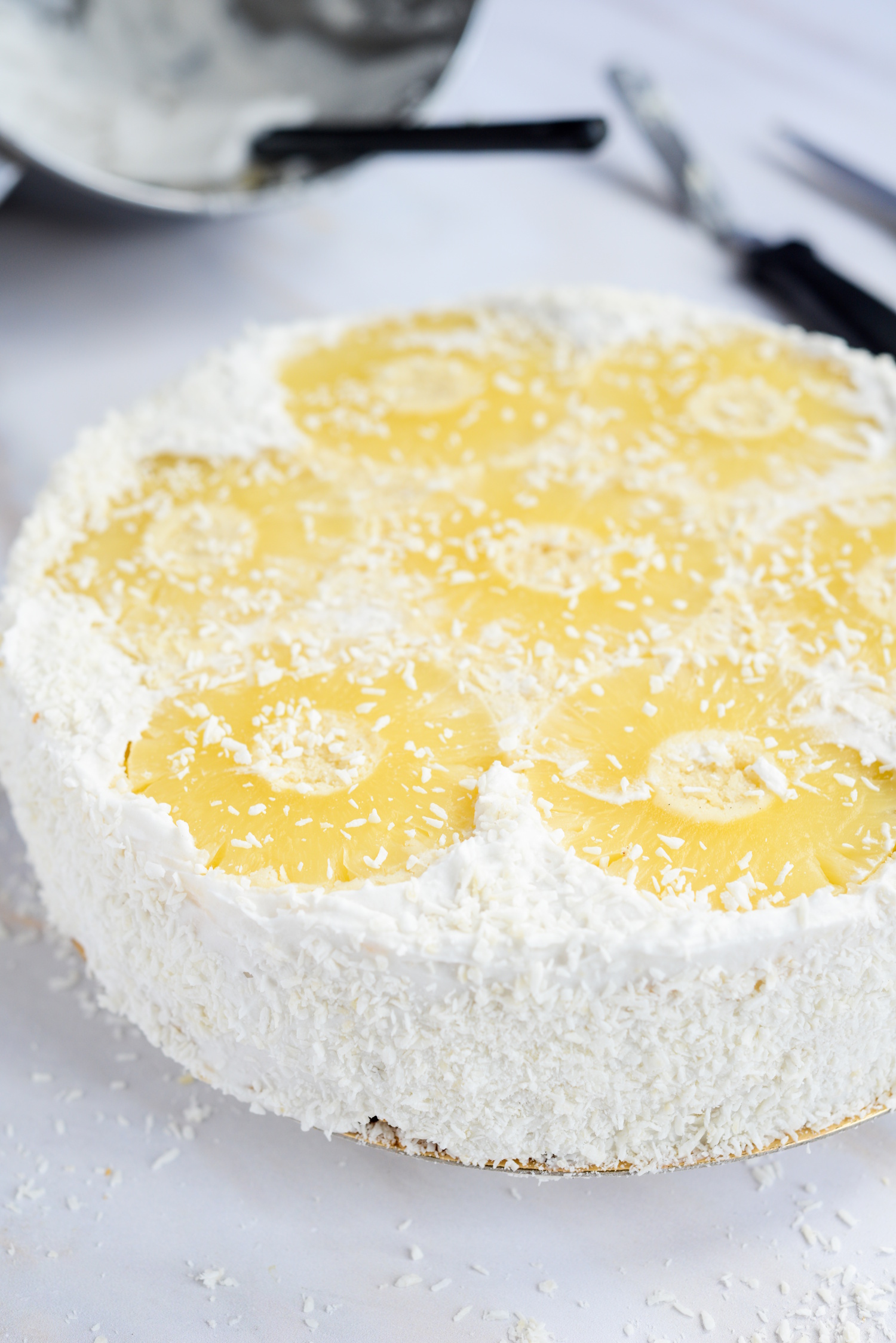 Kokos-Ananas-Torte (laktosefrei) Kokos Ananas Torte Rezept Laktosefrei