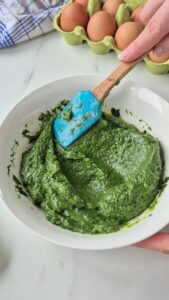 Ostervorspeise: Spinatflan mit Karottensalat im Nest Oster Vorspeise Spinatflan Mit Karottensalat 2 169x300