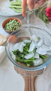 Frühlingssalat mit grünem Spargel & frischer Vinaigrette Frühlingssalat Grüner Spargel Radieschen Vinaigrette 4 169x300