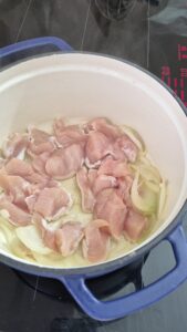 Ragout mit weißen Bohnen, Lauch und Hähnchen in Weißwein Ragout Weissen Bohnen Lauch Hähnchen Weisswein 5 169x300