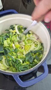 Ragout mit weißen Bohnen, Lauch und Hähnchen in Weißwein Ragout Weissen Bohnen Lauch Hähnchen Weisswein 9 169x300