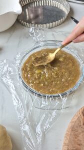 Rhabarber-Quark-Tarte mit fruchtigem Kern Rhabarber Quark Tarte 7 169x300