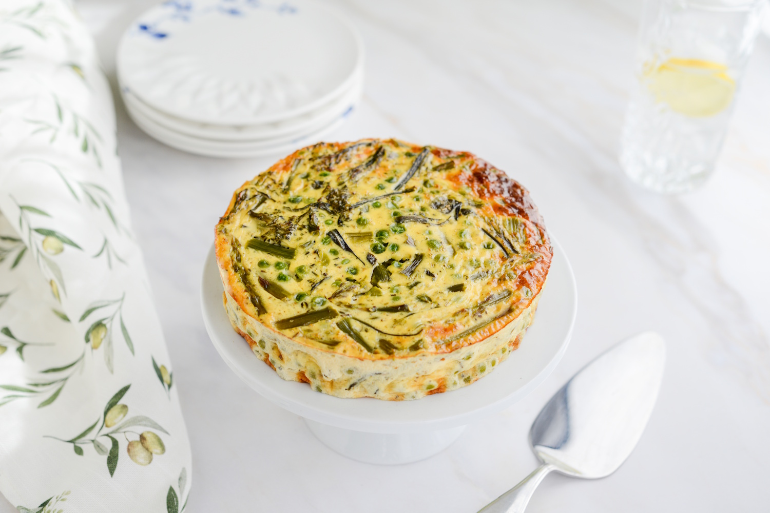 Quiche ohne Boden mit Frühlingsgemüse Quiche Ohne Boden Mit Frühlingsgemüse Rezept