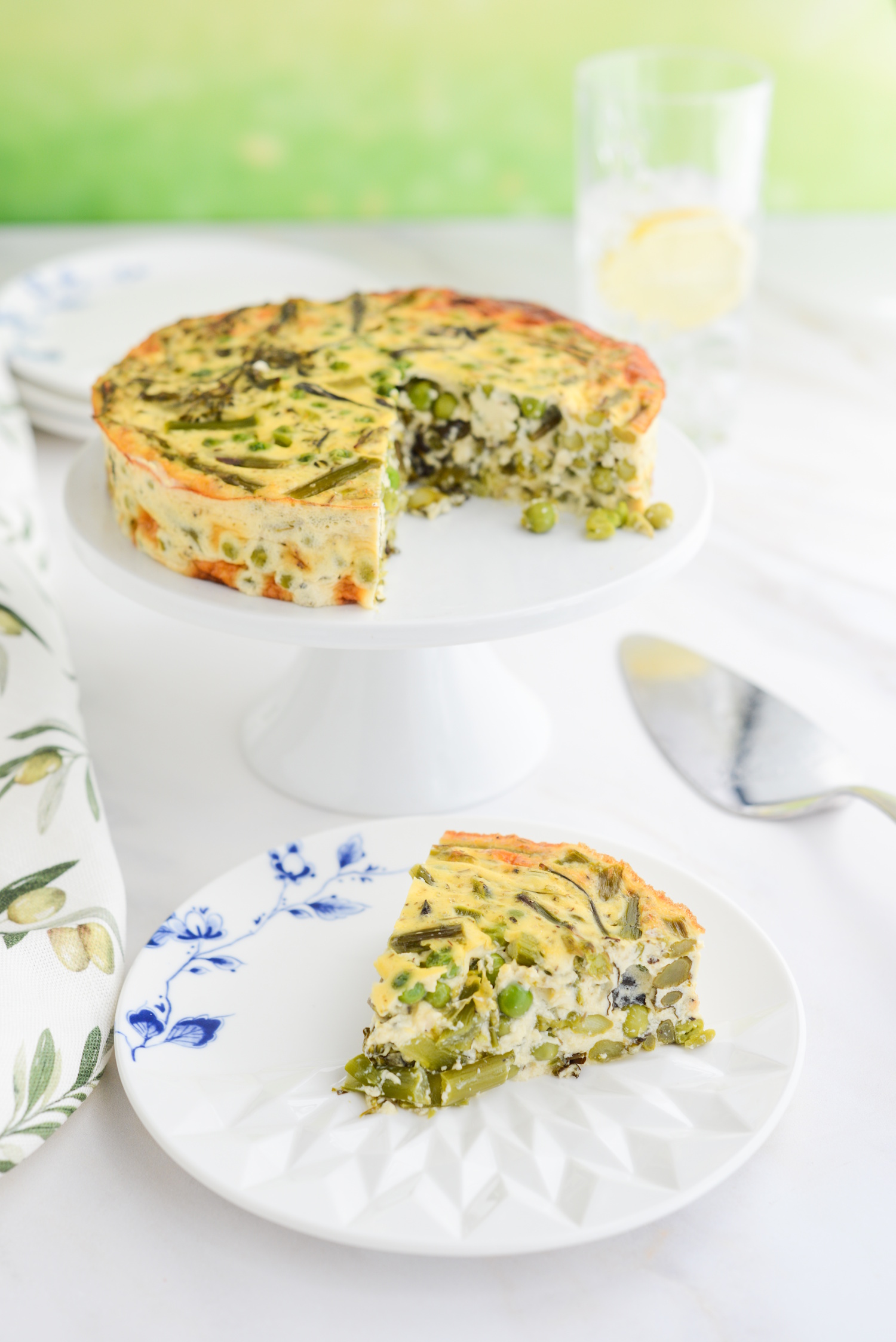 Quiche ohne Boden mit Frühlingsgemüse Quiche Ohne Boden Mit Spargel Erbsen Brokkoli