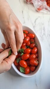 Tomaten-Crumble für den Sommer Tomaten Crumble Rezept 1 169x300