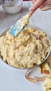 Apfelkuchen mit Crème fraîche aus der Normandie Apfelkuchen Creme Fraiche Schritt 31 Apfelkuchen Teig Rühren