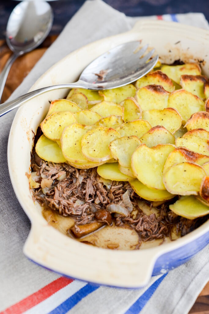 Entenconfit-Auflauf mit Kartoffeln Entenconfit-Auflauf mit Kartoffeln Auflauf Mit Entenconfit Und Kartoffeln