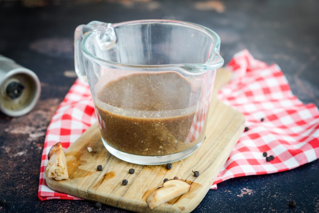 Vegane Bratensauce Bratensauce Sosse Vegan Vegetarisch Braune Sauce