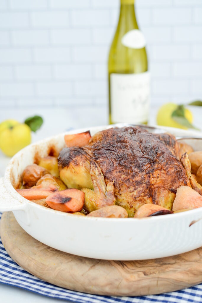 Brathähnchen mit Quitten und Lebkuchengewürz Brathähnchen Mit Quitten Und Lebkuchengewürz