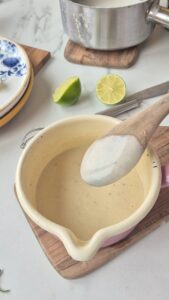 Zarter Fisch mit Vanille und Limette Zarter Fisch mit Vanille und Limette Fisch Mit Vanille Und Limette Fisch Schritt 24 Vanille Limetten Sauce Im Schüsselchen