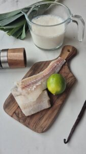 Zarter Fisch mit Vanille und Limette Zarter Fisch mit Vanille und Limette Fisch Mit Vanille Und Limette Schritt 1 Zutaten Fisch Vanille Limette