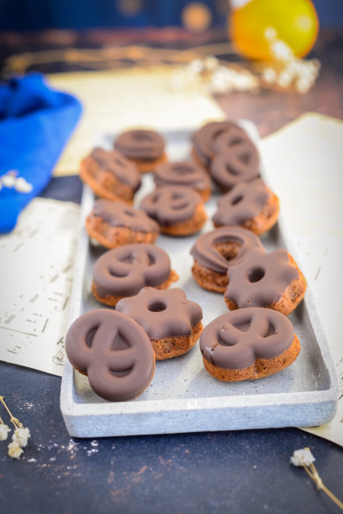 Mini-Lebkuchen mit Schokolade, einfaches Rezept ohne Ei Lebkuchen Mit Schokolade Einfaches Rezept Ohne Ei