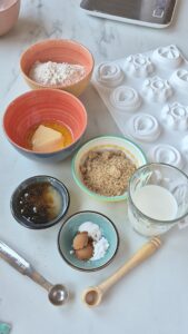 Mini-Lebkuchen mit Schokolade, einfaches Rezept ohne Ei Lebkuchen Schokolade Schritt 1 Zutaten Für Mini Lebkuchen