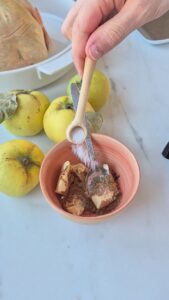 Brathähnchen mit Quitten und Lebkuchengewürz Lebkuchengewurz Hahnchen Schritt 5 Gewürz Über Quitten Streün