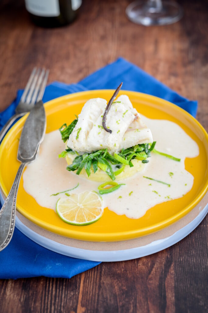 Zarter Fisch mit Vanille und Limette Zarter Fisch mit Vanille und Limette Vorspeise Weihnachten Zarter Fisch Mit Vanille Und Limette